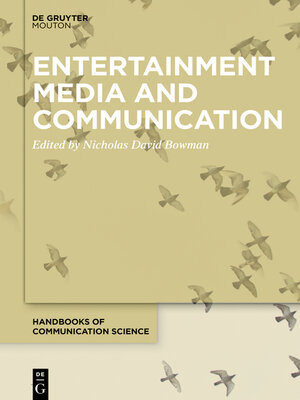 cover image of Entertainment Media and Communication